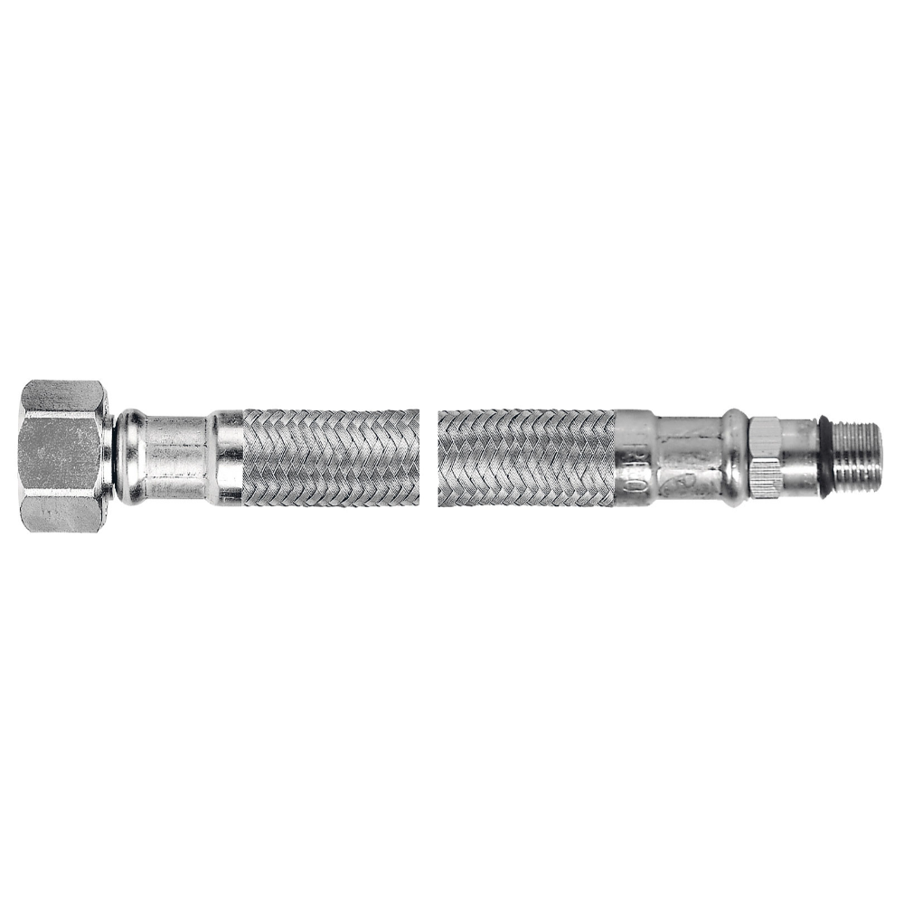 Oferte la Racord flexibil cu capat scurt Ferro WBS12 3/8xM10x1, otel inoxidabil, 50 cm
