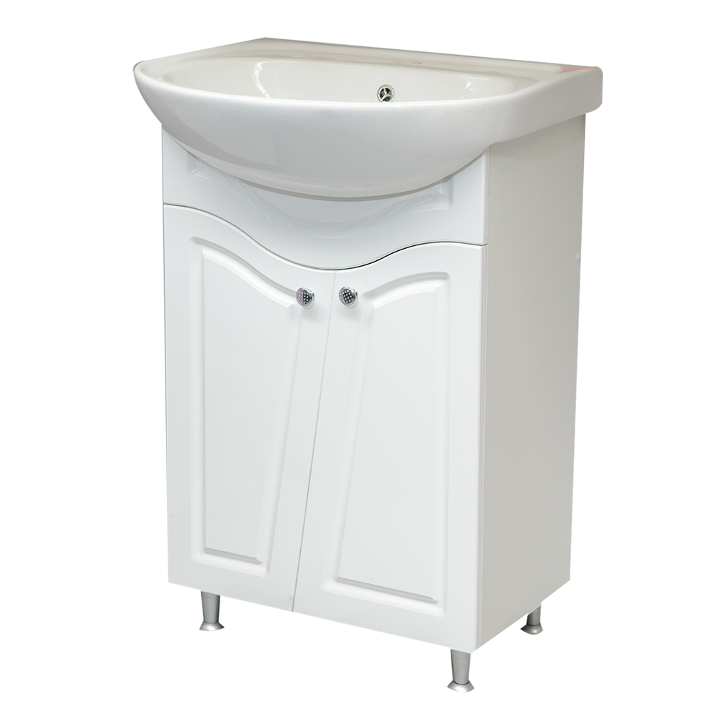 Oferte la Baza cu lavoar Sanitop Victoria, MDF-PAL, alb, 58 x 31 x 81 cm