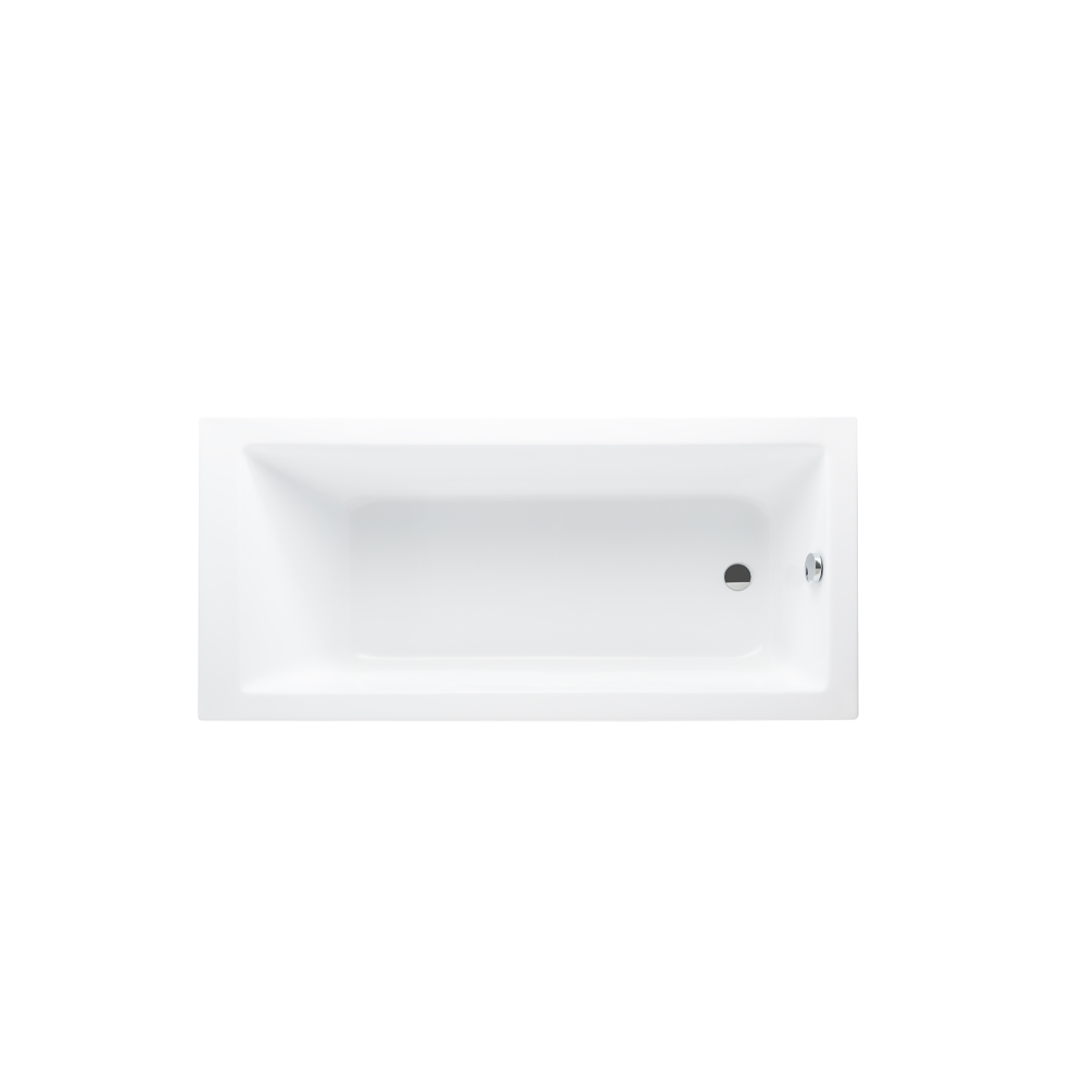 Oferte la Cada baie dreptunghiulara Fibrex Cubic, acril, alb, 1700 x 800 x 400 mm