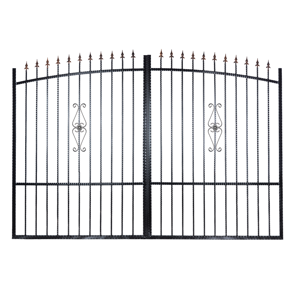 Oferte la Poarta auto reversibila Lara, fier forjat, negru, 3000 x 2050 mm