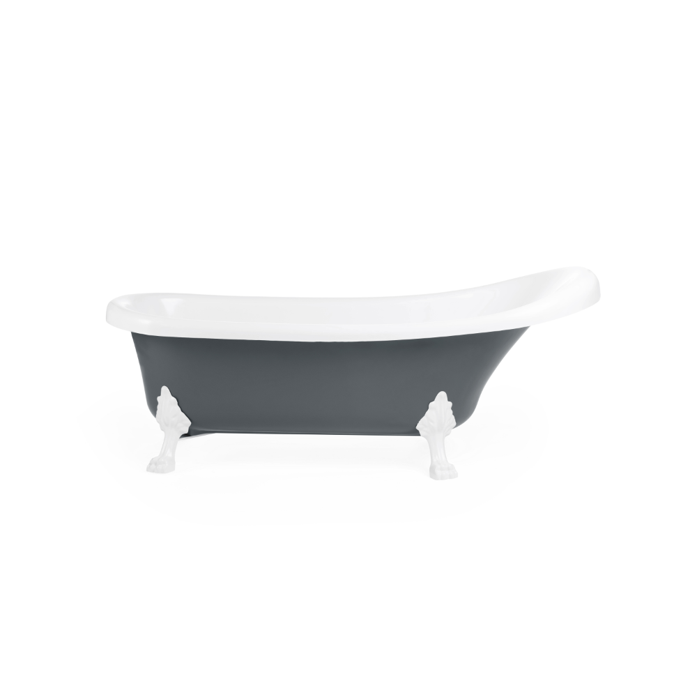 Oferte la Cada baie freestanding Fibrex Knossos, compozit, gri antracit, 170 x 70 x 67 cm