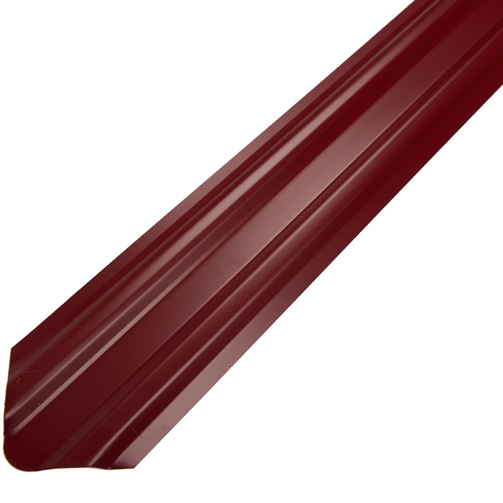 Oferte la Sipca metalica gard, otel galvanizat, zincat, rosu, RAL 3011, lucios, 0.45 mm, 1700 x 92 mm