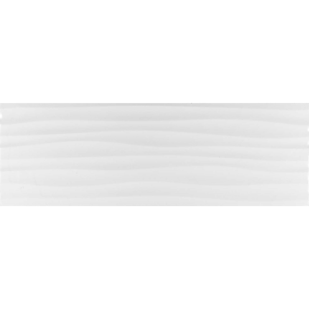 Oferte la Faianta baie Kai White Glossy Onda, alb, lucios, uni, 75.5 x 25.5 cm