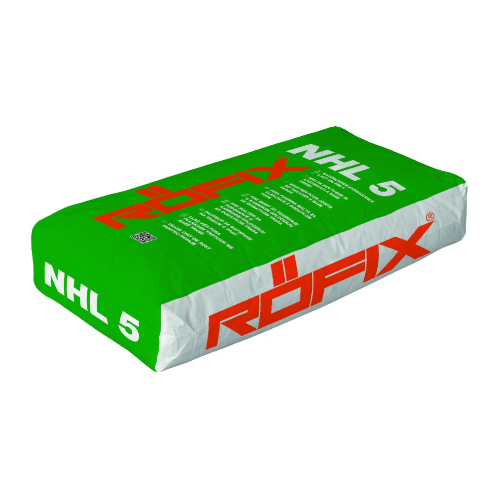 Var hidraulic natural ROFIX NHL5, pentru monumente istorice, 25KG