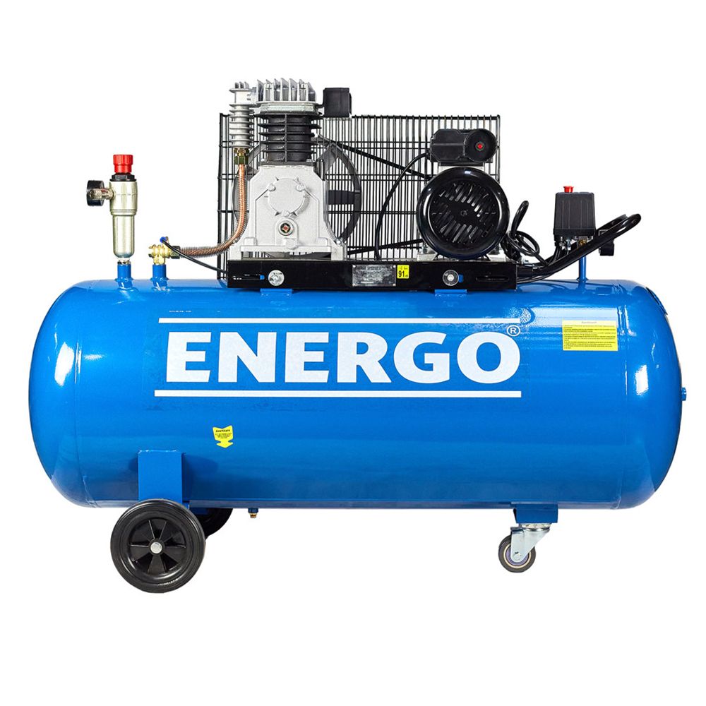 Oferte la Compresor de aer cu piston Energo CP-200/450 AC, 2.2 KW, 2 CP, 1050 rpm, 10 bar, 200 l