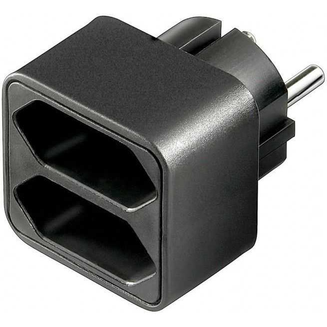 Oferte la Stecher Schuko 2x Euro Negru