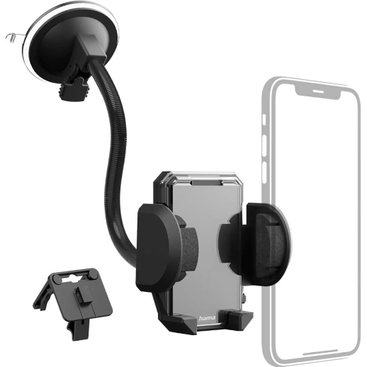 Oferte la Suport Telefon Multi 2In1 Parbriz/Ventilatie Negru