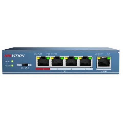 Oferte la Switch POE 4 Porturi Fara Management Gri