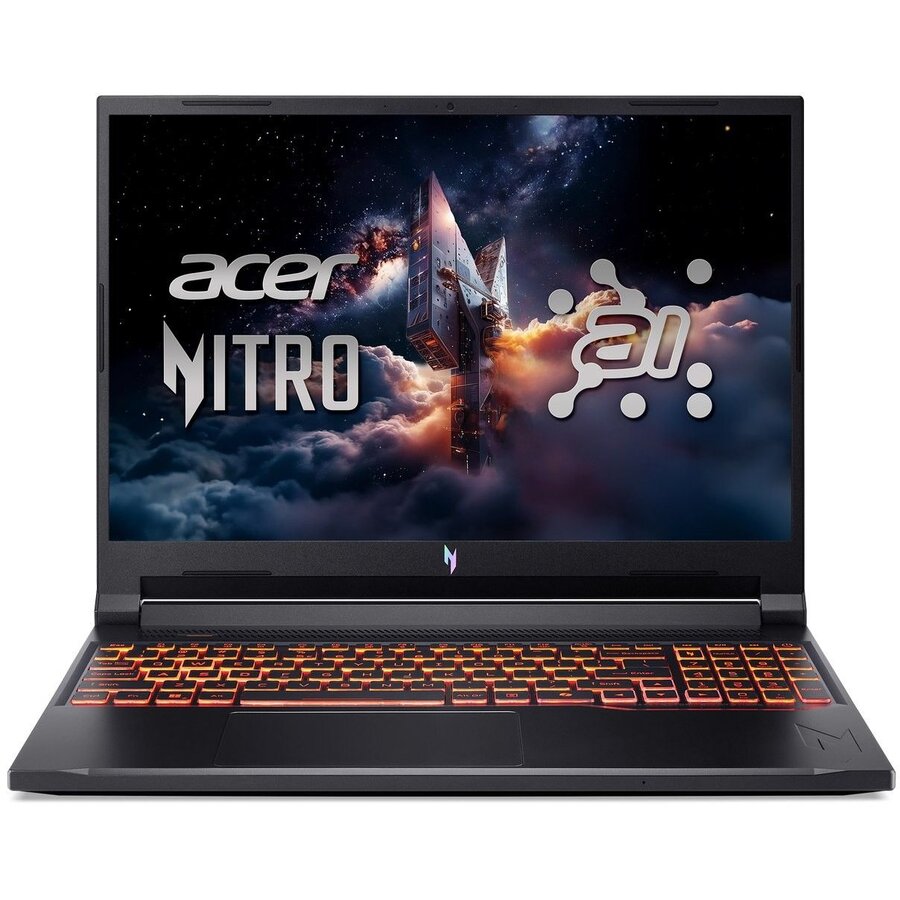 Laptop Nitro V 16 AI WUXGA 16 inch AMD Ryzen AI 5 340 16GB 1TB SSD RTX 4050 Free Dos Black