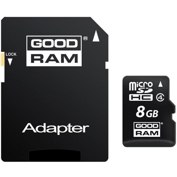 Oferte la Card microSD Goodram 8gb, Clasa.4 + Adaptor