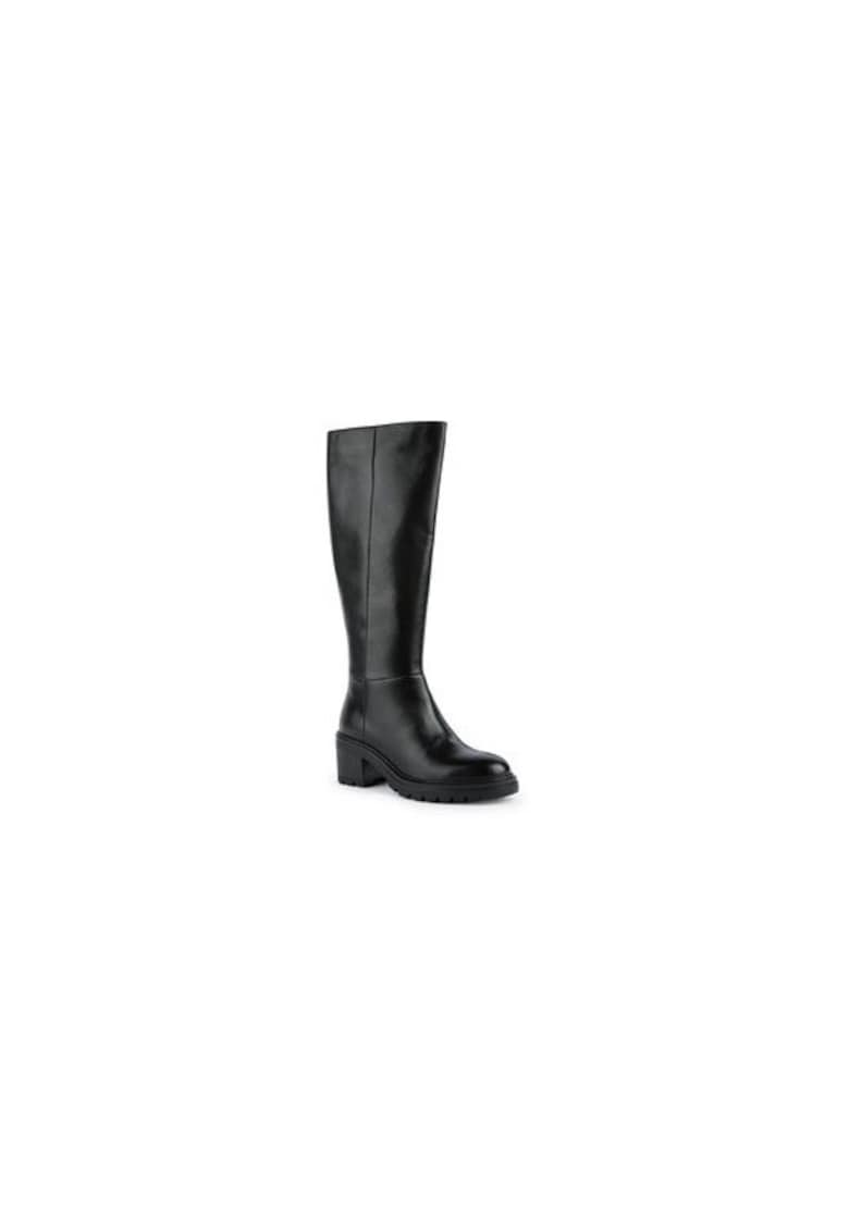 Cizme dama 302497744 - Piele naturala - Negru - Negru