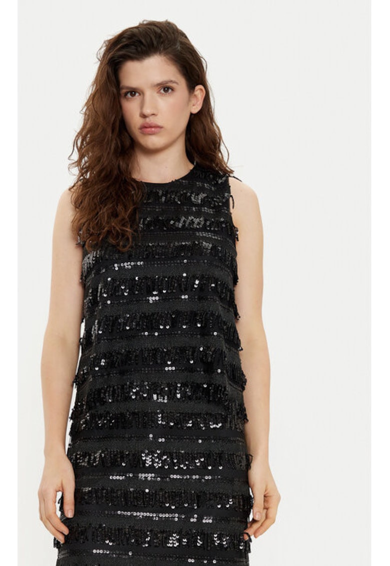 Tricou dama - 305182951 - Poliester - Negru - Negru