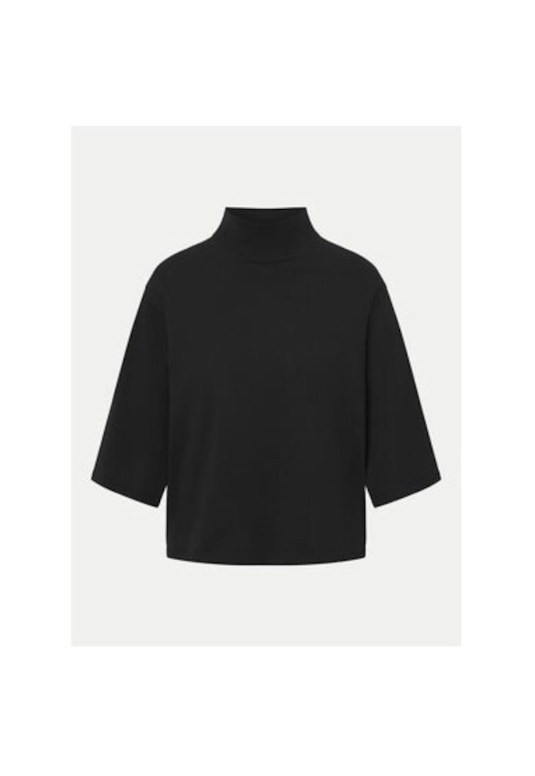 Oferte la Bluza dama -  305182838 - Bumbac/Modal/Nylon - Negru - Negru