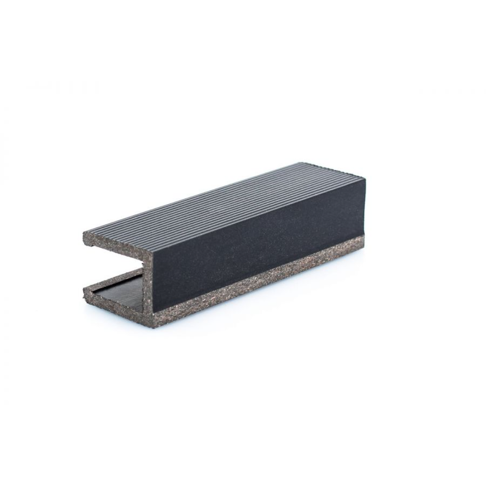 Oferte la Profil gard WPC, lemn compozit, gri, 48 x 38 x 3000 mm