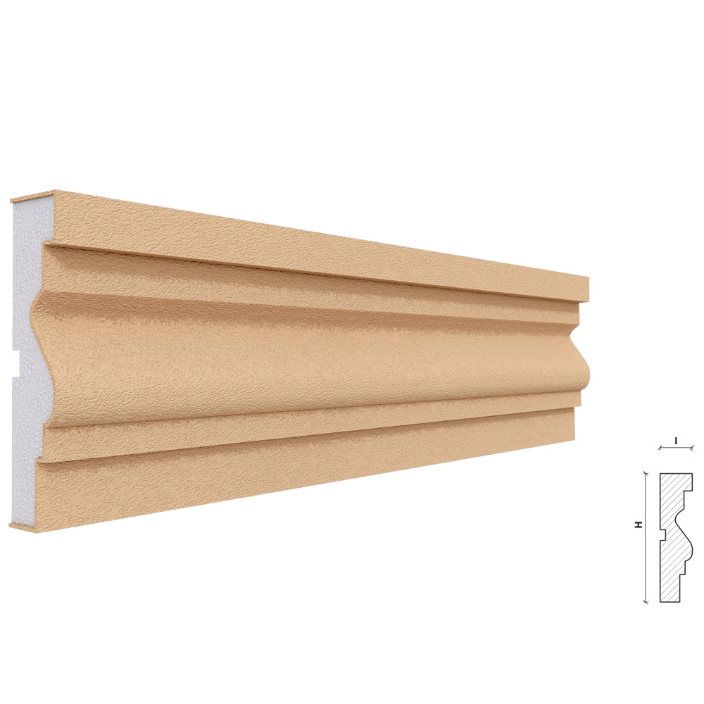 Oferte la Ancadrament ferestre si usi Akfix FP129,  polistiren EPS + rasina, 120 x 30 x 2000 mm