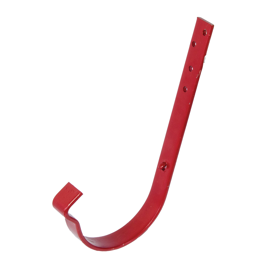 Oferte la Carlig metalic lung jgheab Novatik Ronda, 125 mm, rosu RAL 3011