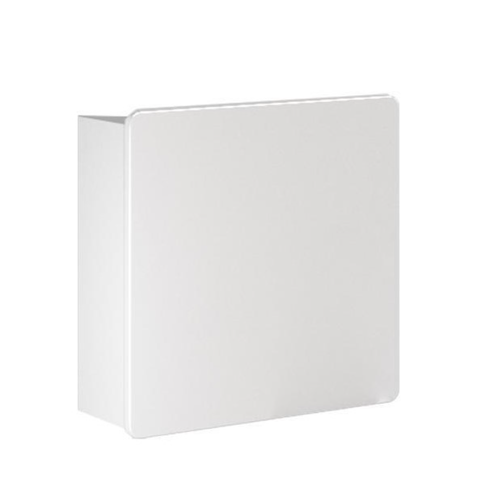 Oferte la Dulap baie Savini Due Geos, reversibil , suspendat, alb, 38 x 38 x 15 cm