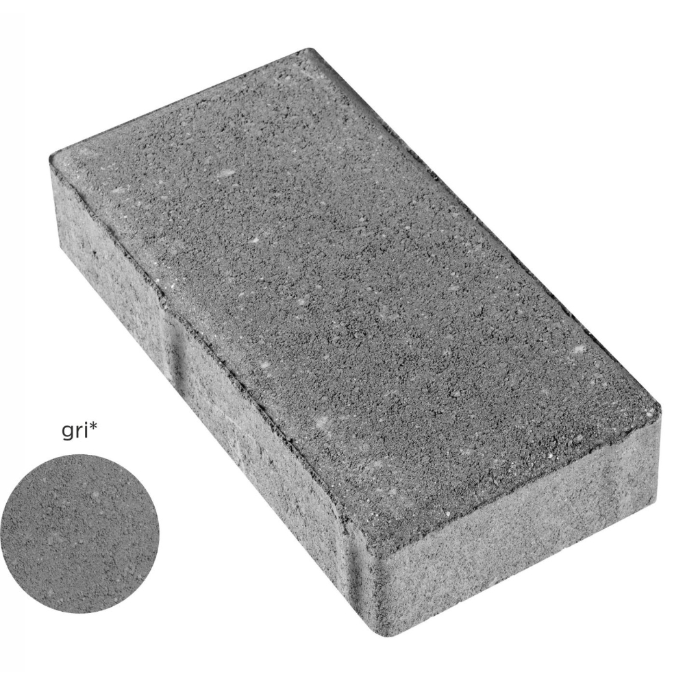 Pavele Wise Parket, dreptunghi, gri, 20 x 10 x 6 cm