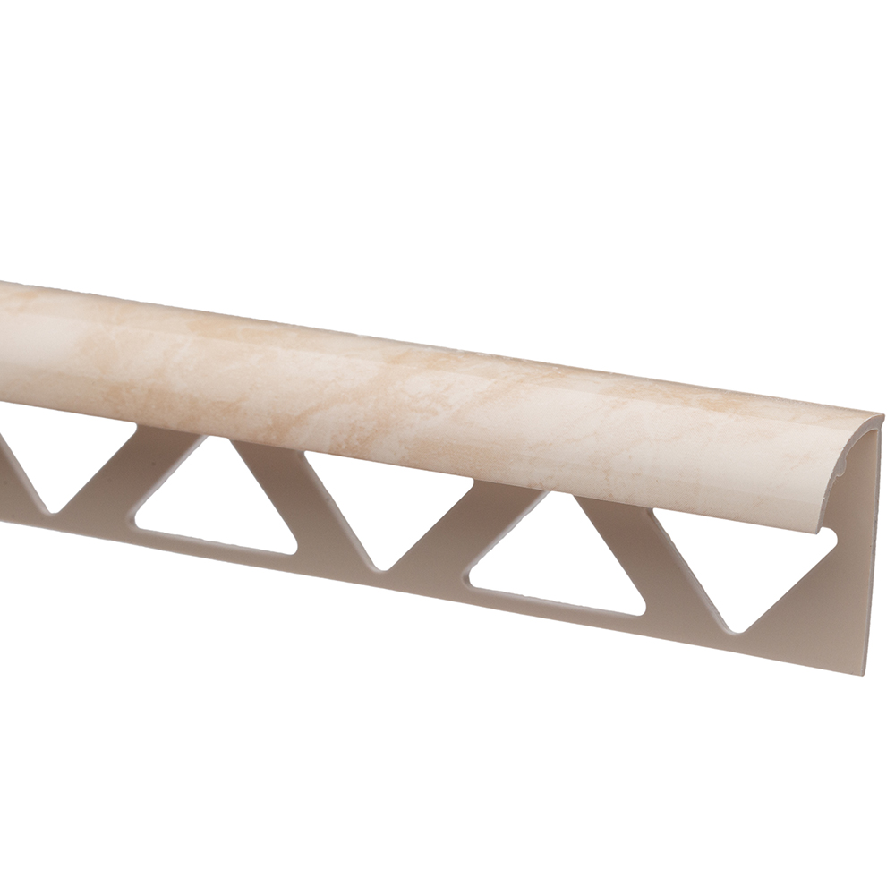 Oferte la Margine decorativa faianta Set Prod crem descendent marmorat, exterior, 10 mm