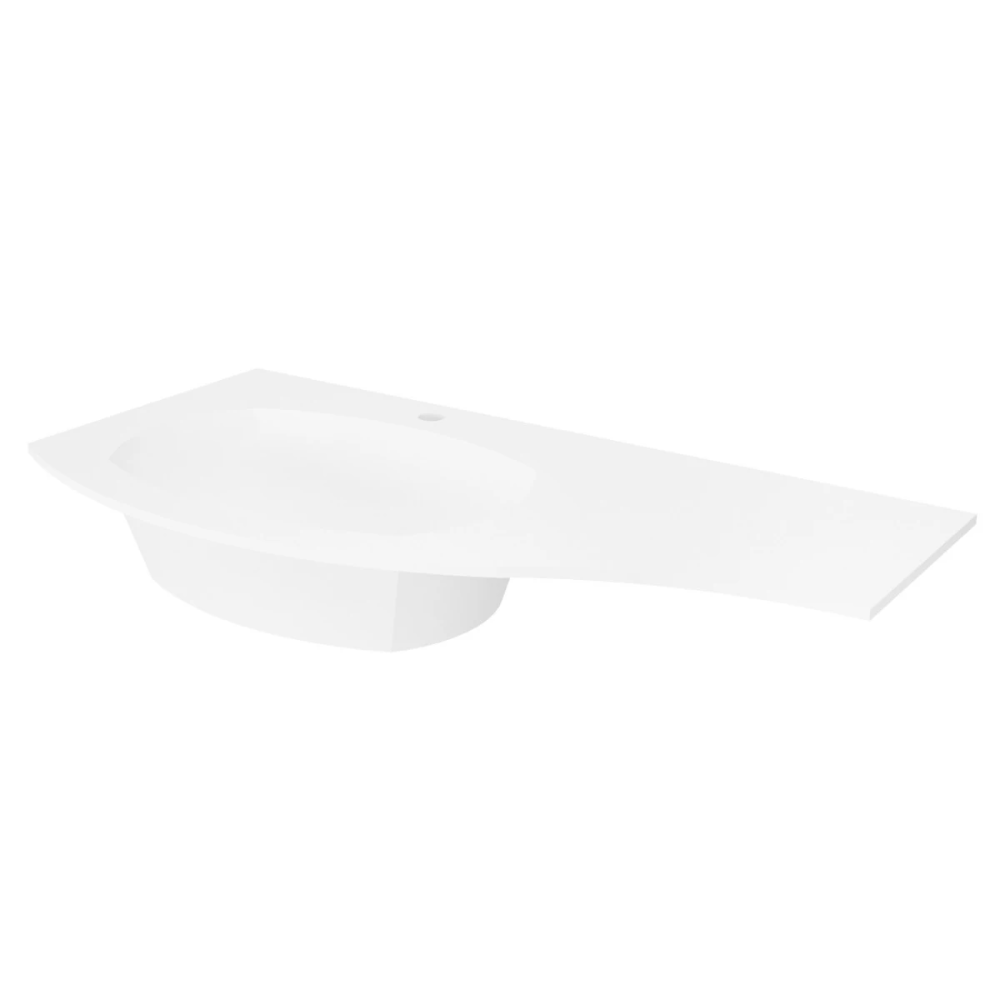 Oferte la Lavoar baie Savini Due Armonia, compozit, alb, 50.5 x 13.2 cm