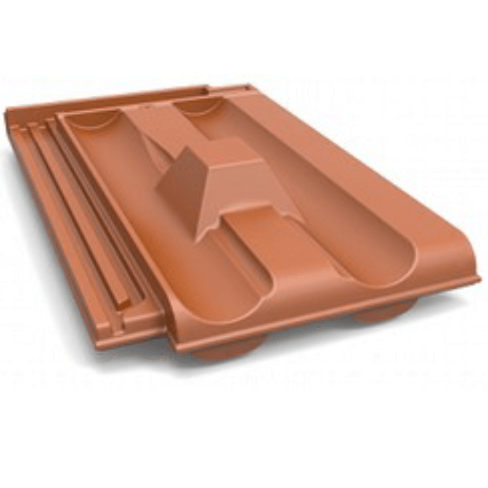 Tigla parazapada Glinex Trend, bordo, 360 x 220 mm