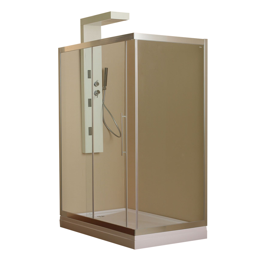 Oferte la  Cabina dus dreptunghiulara Fibrex Caty, sticla 6 mm, 120 x 80 x 185 cm