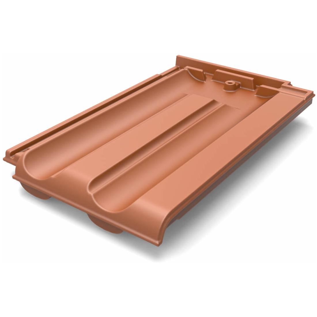 Tigla de ventilatie Glinex Trend, bordo, 415 x 260 mm