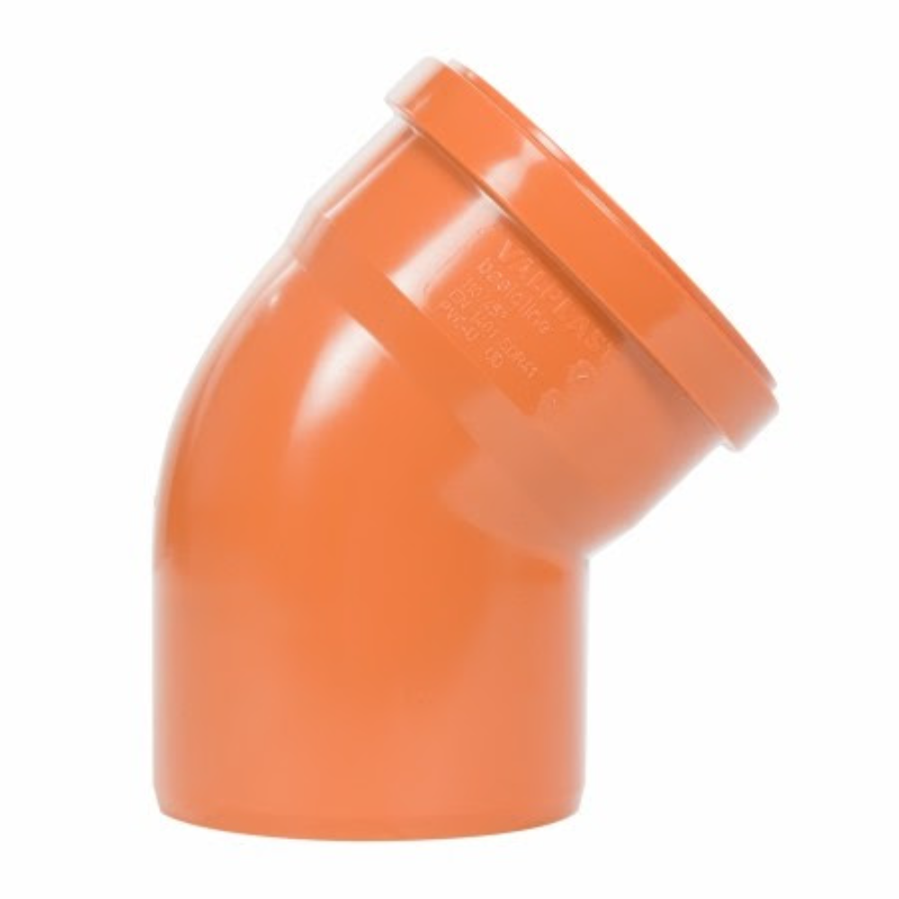 Oferte la Cot PVC canalizare exterioara Valrom, diametru 200 mm, 15 grade