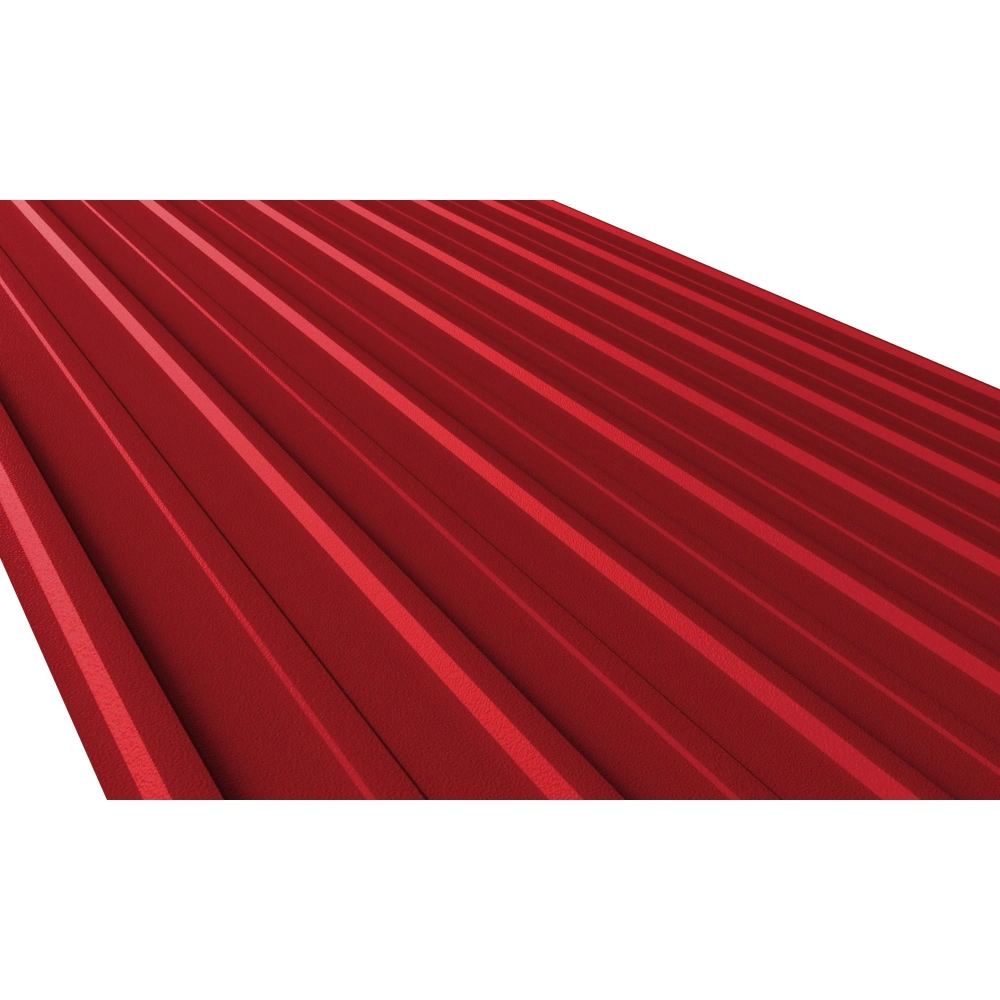 Oferte la Tabla cutata zincata, rosu, inaltime cuta 10 mm, 2000 x 870 x 0.3 mm