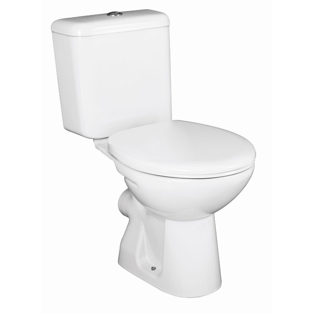 Oferte la Set Combo WC + capac + rezervor Fayans Duobloc Neo, evacuare laterala, alb