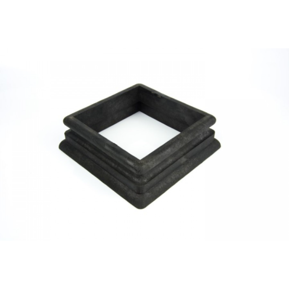 Oferte la Guler din lemn compozit pentru stalp WPC, finisaj neperiat, gri, 90 x 90 mm