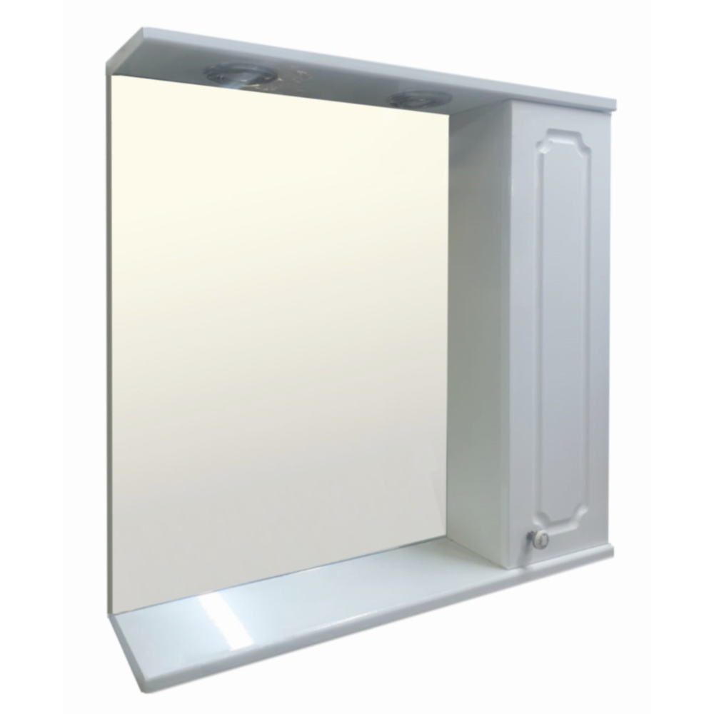 Oferte la Oglinda cu dulap Sanitop Rustik, MDF/PAL, alb, 60 x 68 x 16 cm