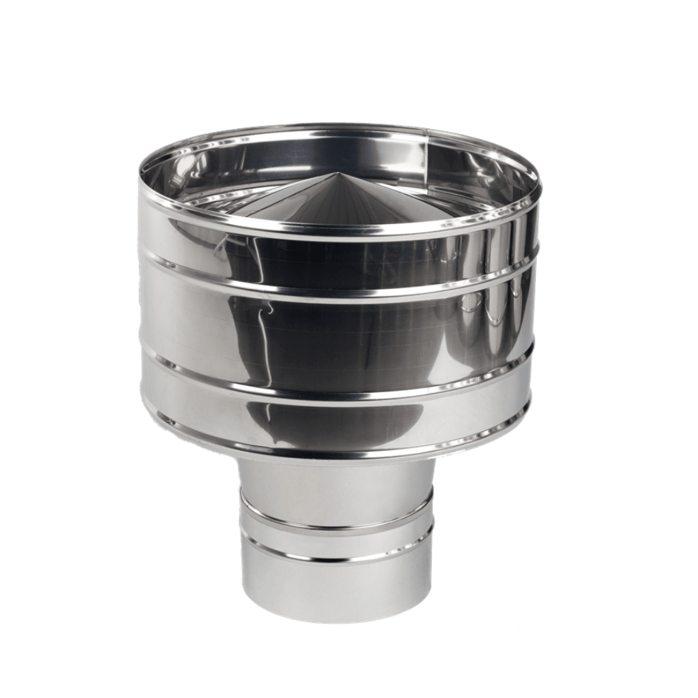 Palarie antivant pentru burlan, inox, diametru 200 mm