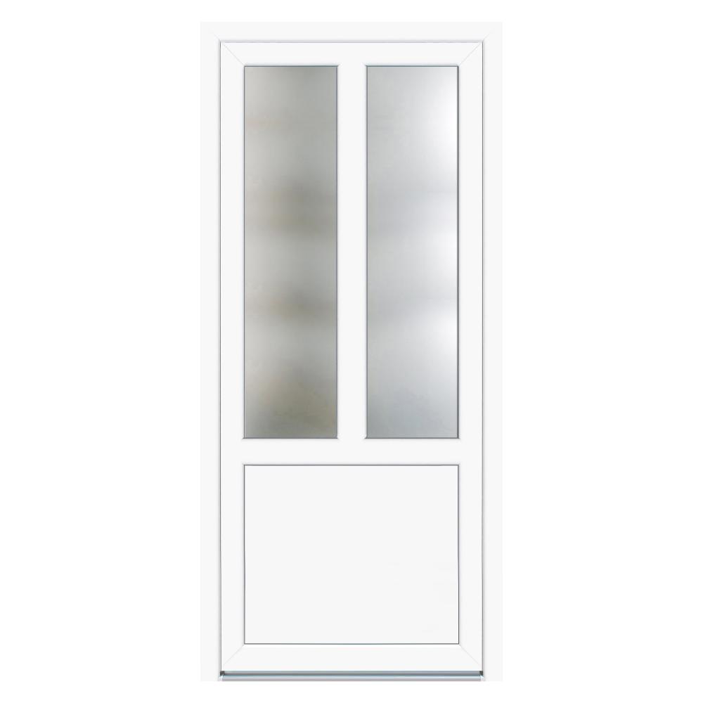 Oferte la Usa PVC pentru intrare, alb, 86 x 188 cm, 5 camere, stanga