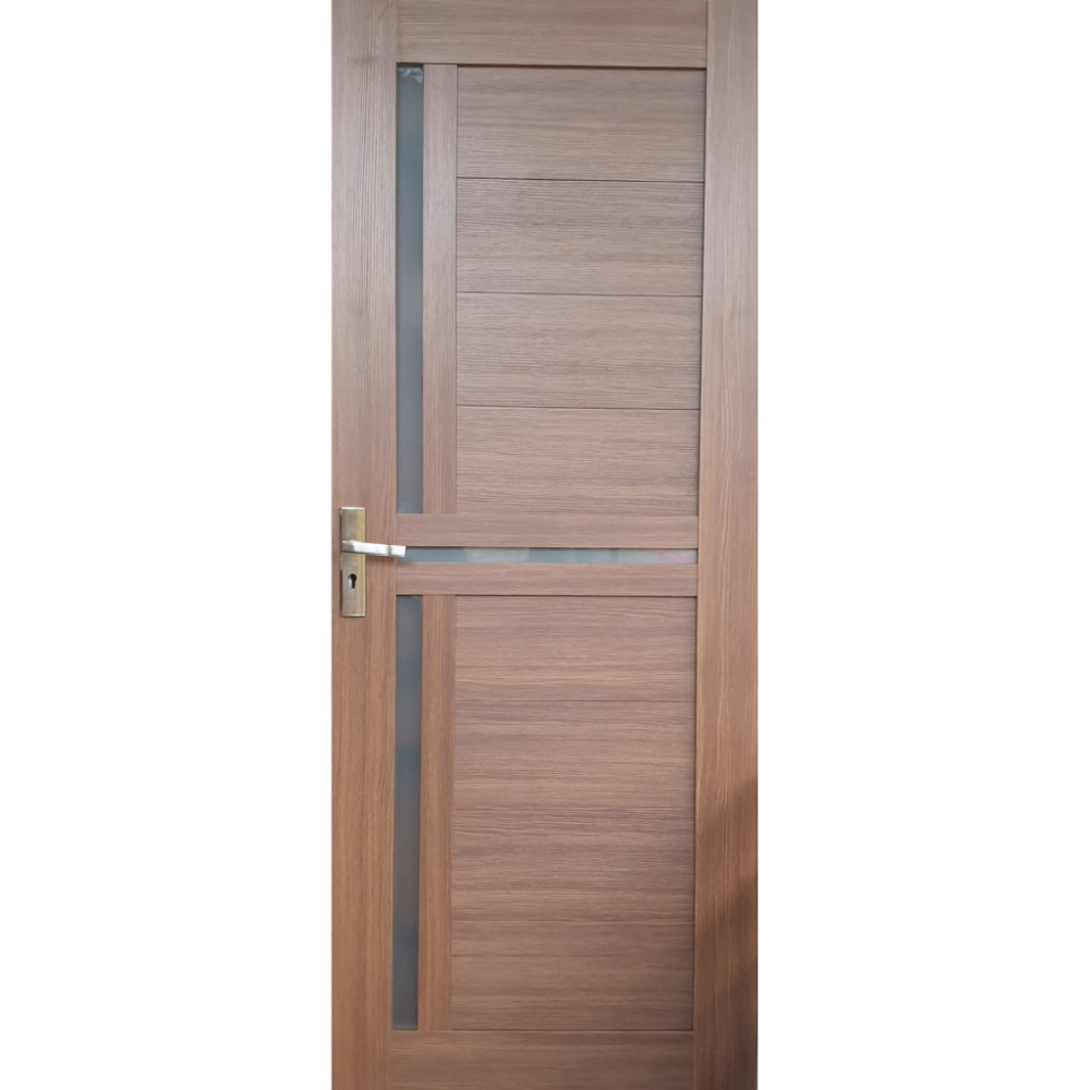 Oferte la Usa de interior cu geam Pamate U-71, deschidere stanga/ dreapta, stejar auriu, 203 x 60 x 3,5 cm