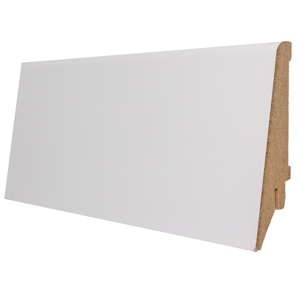 Oferte la Plinta parchet, MDF, alb, 2800 x 80 x 21 mm
