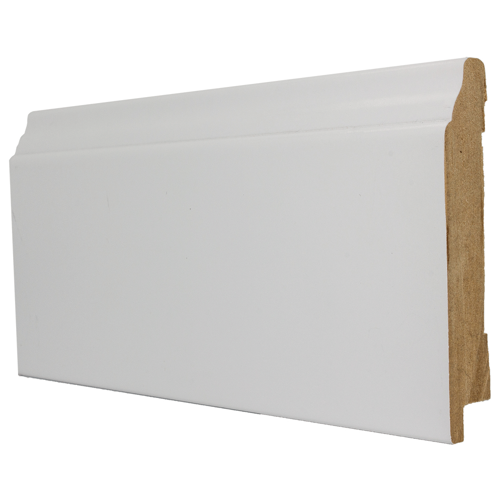 Oferte la Plinta parchet, MDF, alb, 2800x95x16 mm