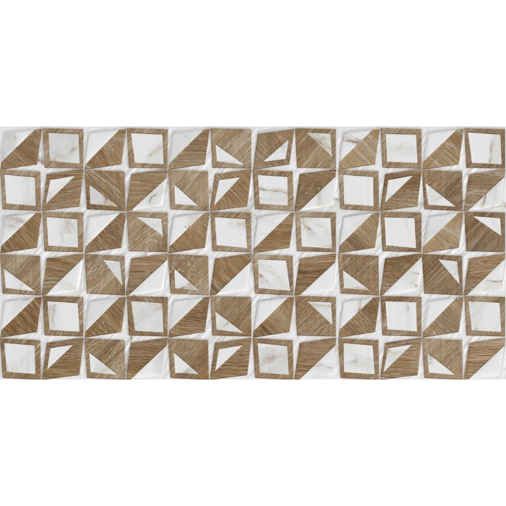 Oferte la Faianta Kai Ceramics Delphi Stars, finisaj lucios, alb, model ondulat, 25 x 50 cm