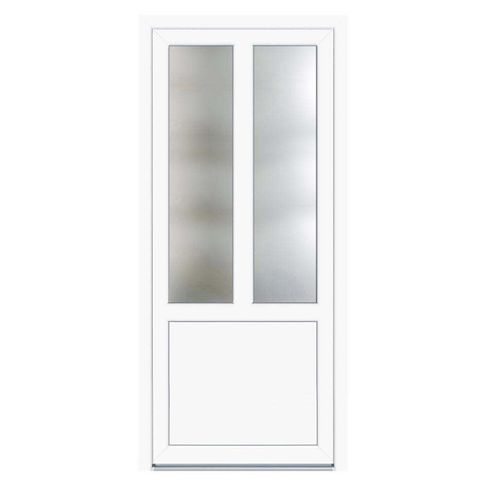 Oferte la Usa PVC pentru intrare, alb, 86 x 188 cm, 5 camere, dreapta
