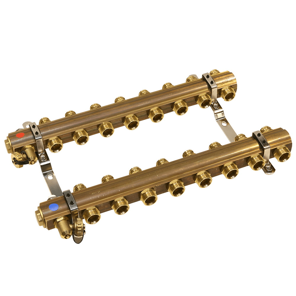 Distribuitor RO08S Ferro, 8 circuite, alama, 1 inch