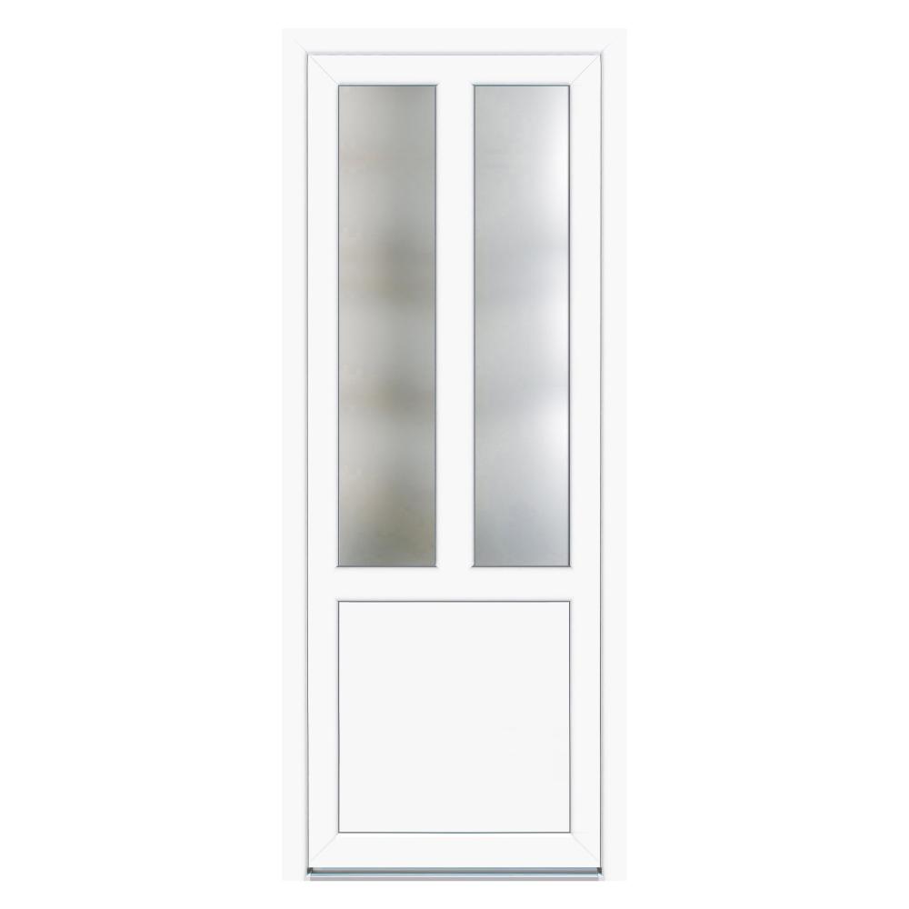 Oferte la Usa PVC pentru intrare, alb, 76 x 188 cm, 5 camere, stanga
