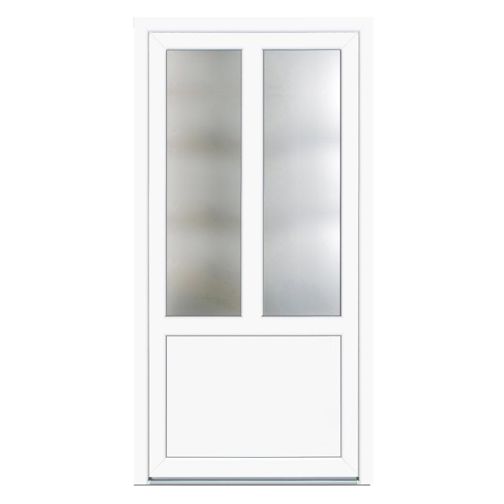 Oferte la Usa PVC pentru intrare, alb, 98 x 198 cm, 5 camere, stanga