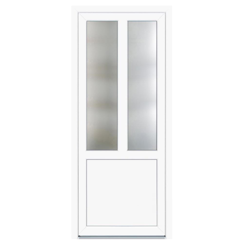 Oferte la Usa PVC pentru intrare, alb, 88 x 200 cm, 5 camere, dreapta