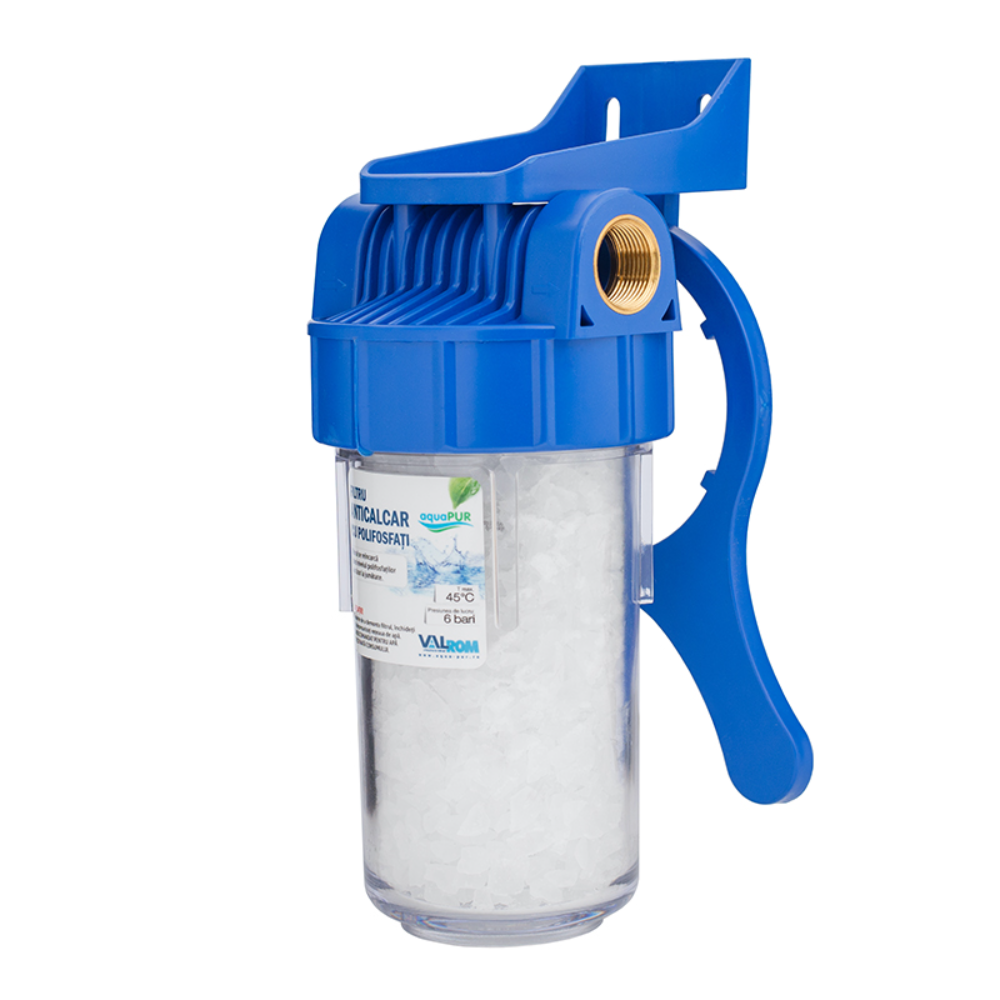 Filtru anticalcar Valrom, cu polifosfati, 7 inch x 3/4 inch