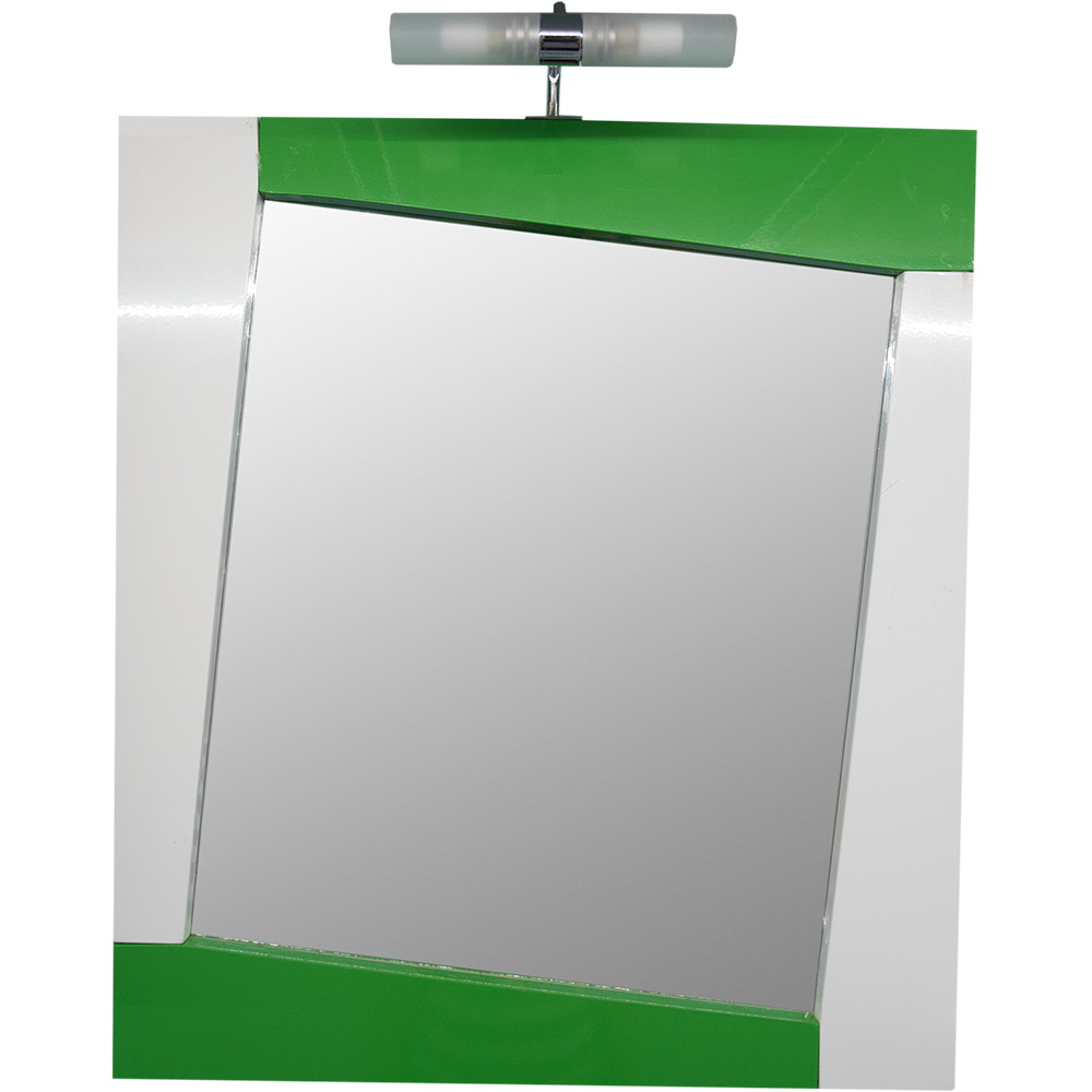 Oferte la Oglinda baie Briana, alb/verde, 60 cm