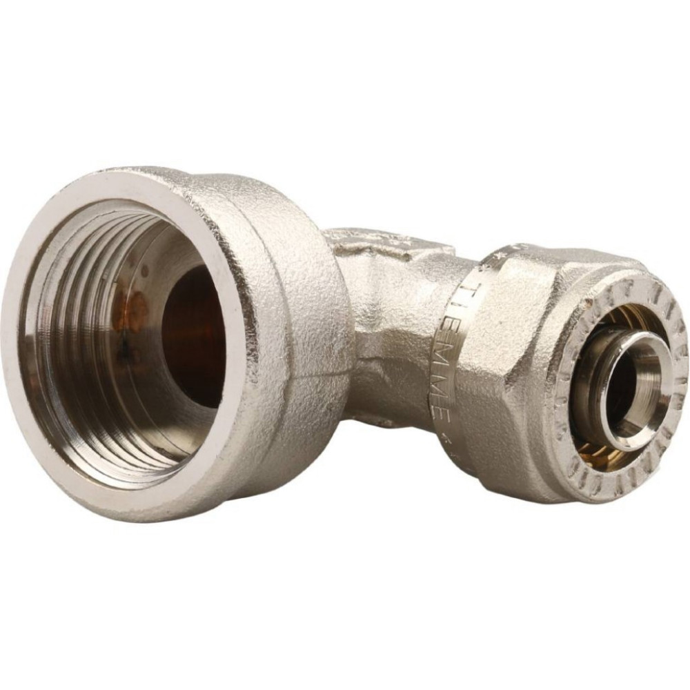 Cot compresiune Tiemme, filet interior, alama, argintiu, 26 mm x 3/4