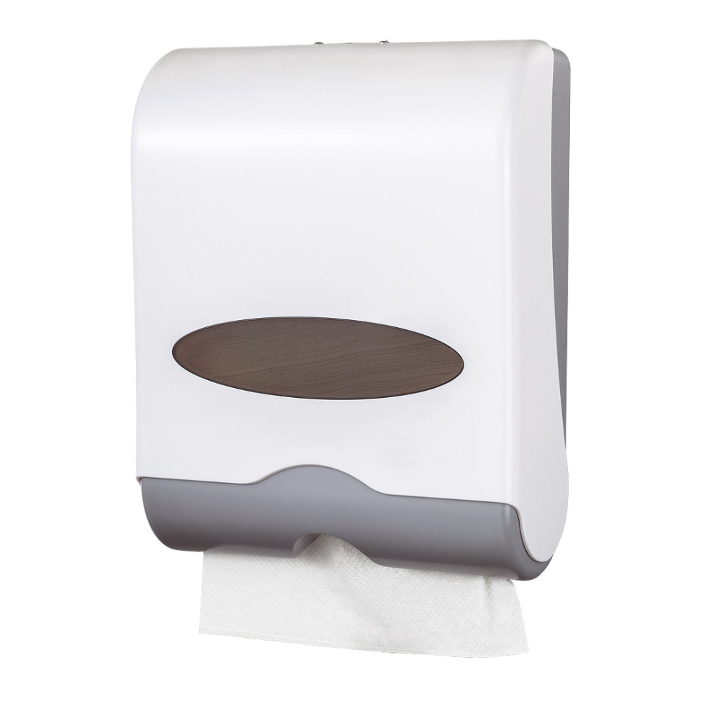 Distribuitor prosoape hartie Ferro Titania 69081.1, plastic, alb