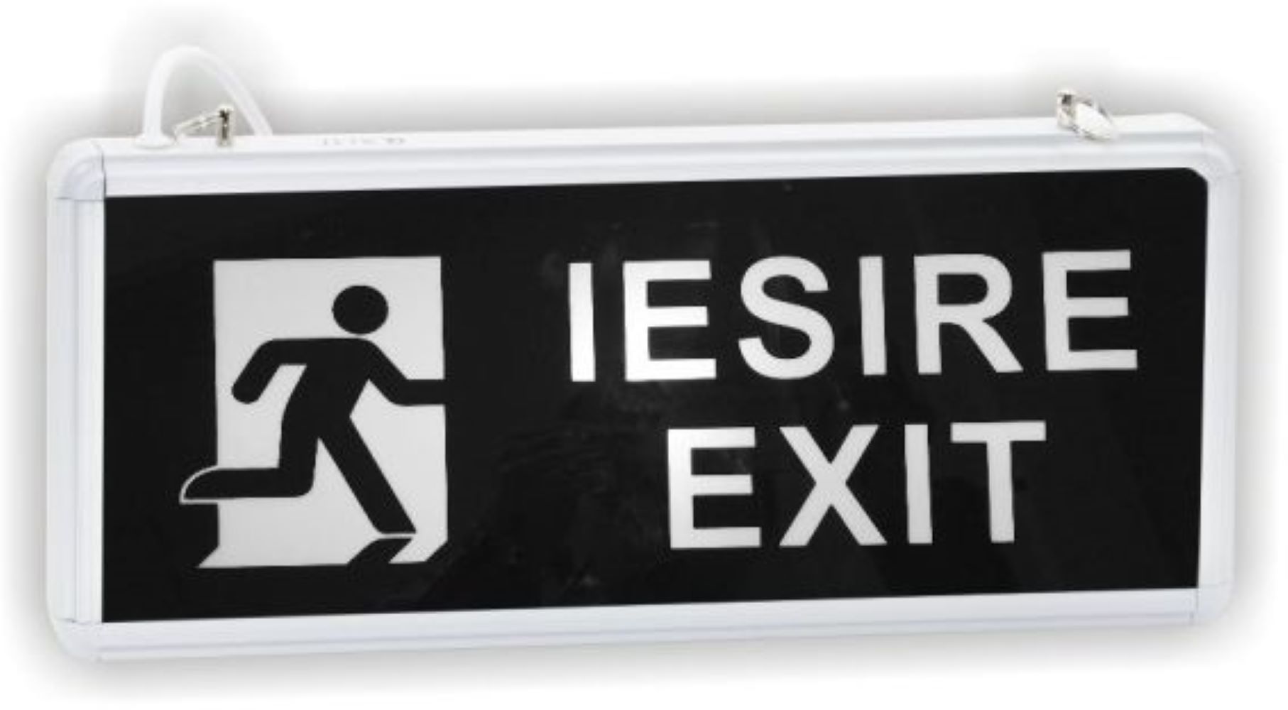 Oferte la Corp de iluminat LED Exit Comtec, doua fete, IP20, 1 W, 147 x 357 x 24 mm