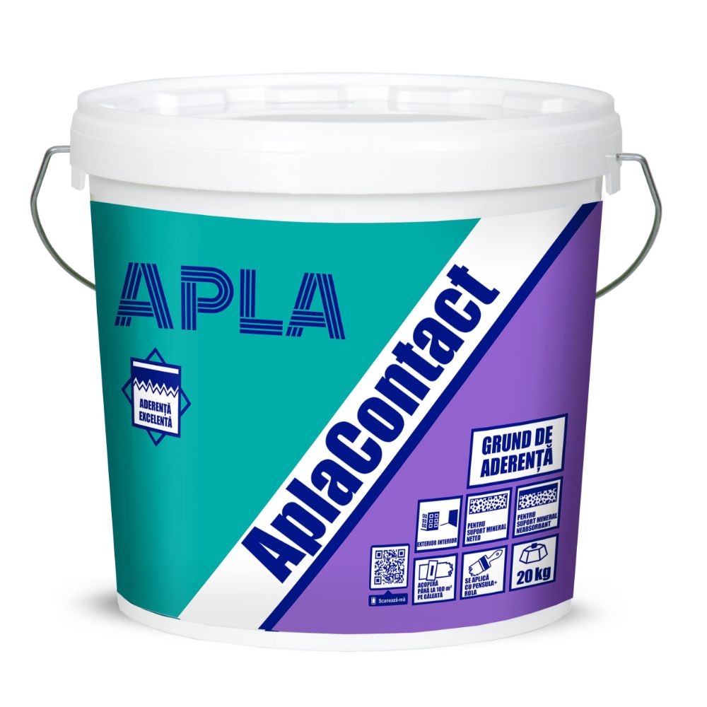 Amorsa pentru tencuiala Apla Contact, interior/exterior, 20 kg