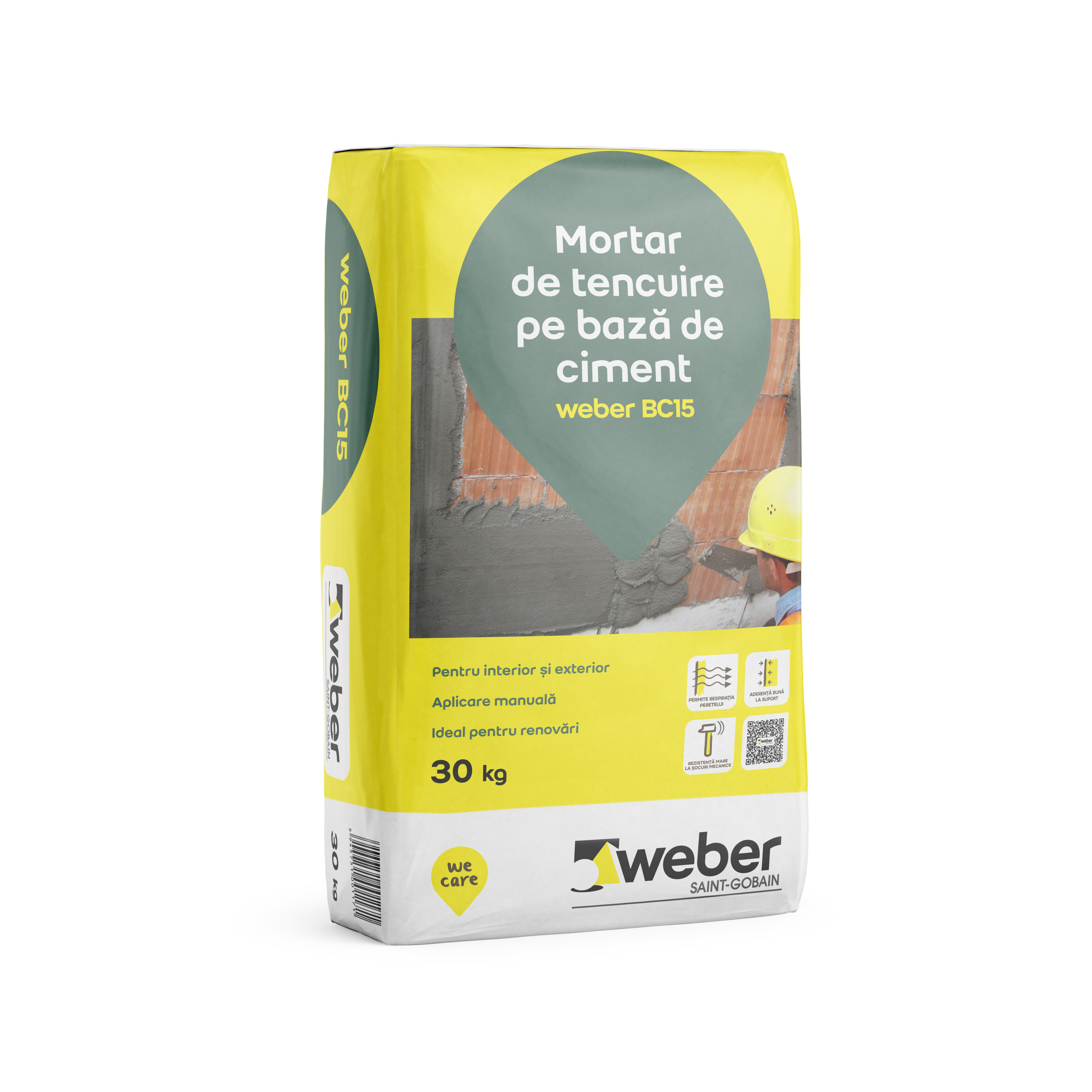 Oferte la Tencuiala Weber BC15, 30 kg